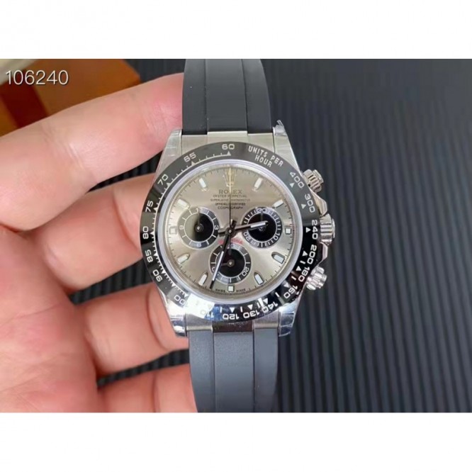 1165191LN-0027 コスモグラフデイトナオイスター、40mm、ホワイトゴールド